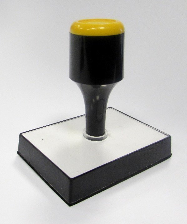 90 x 55mm wide rectangle stamp (4 line of text MAX)