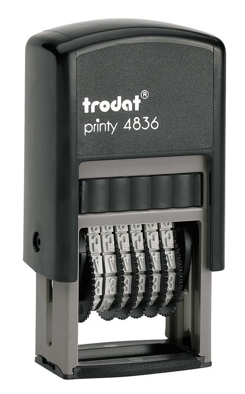 Trodat 4836 - 6 digit band stamp