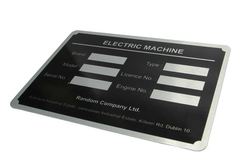 50 of 100 x 150mm Metal Labels