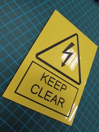 300 of 1.5mm engraved laminate 200 x 100mm  labels (€7.95 each)
