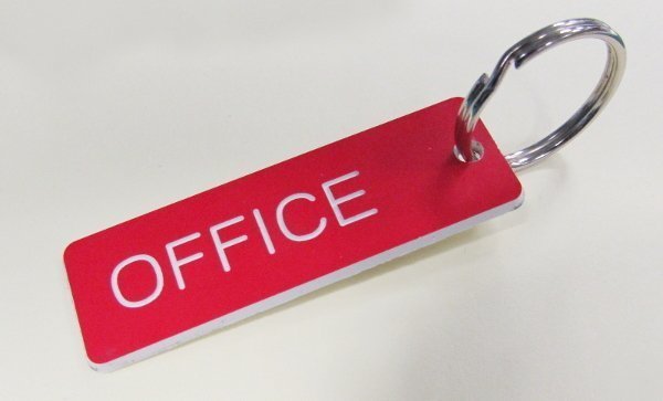 300 of 1.5mm engraved laminate 75 x 25mm  labels (€1.85 each)