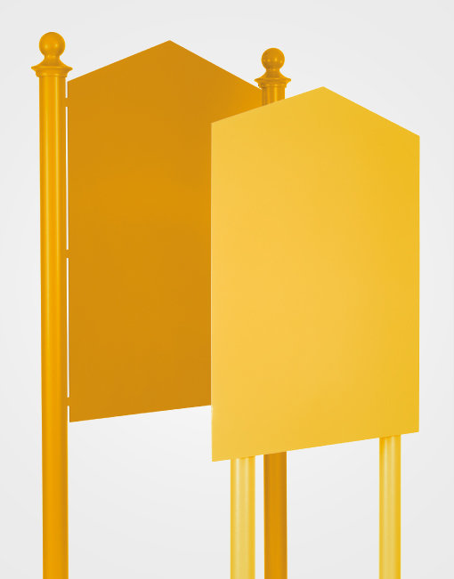 Pointed Panels (Panel and 2 Poles)