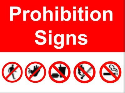 Prohibition Signs