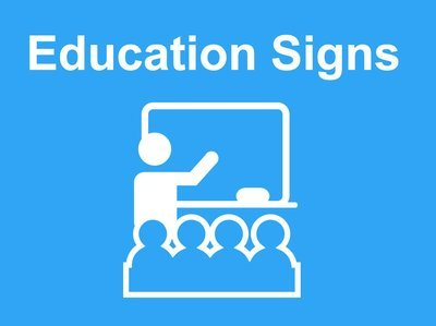 Education Signs