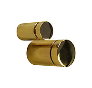 Flat Head brass finish standoff fitting (Pack of 4)