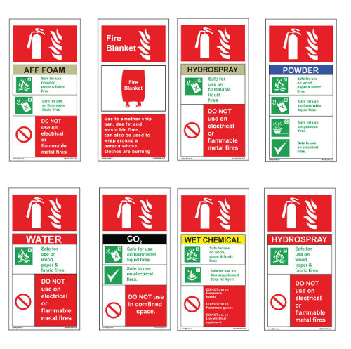 100 x 200mm Fire equipment sign