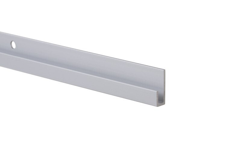 2m White Stas J-Rail (up to 25kg)