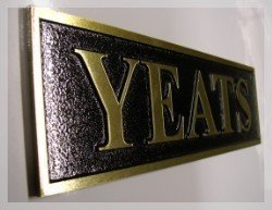 250 x 350mm Heritage Zinc Cast Nameplate