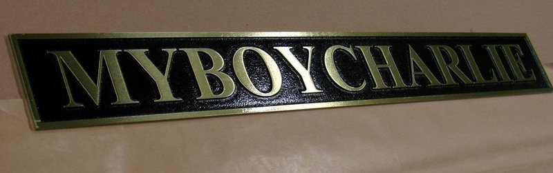 450 x 350mm Heritage Zinc Cast Nameplate