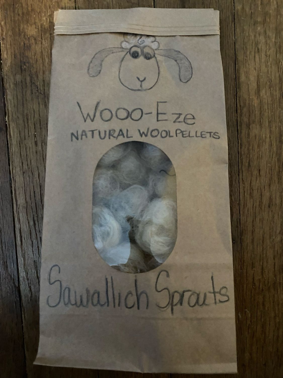 Wooo-Eze Natural Raw Wool Pellets