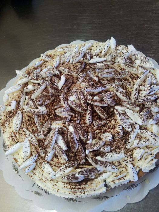 Rijst-Blauwe Bessenvlaai