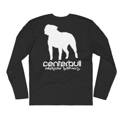 Large CBULL (Back) Long Sleeve Fitted Crew