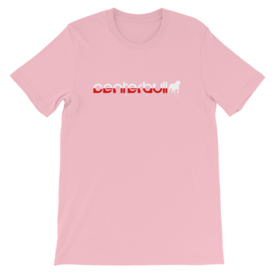 Centerbull Pink (Front) Short-Sleeve Unisex T-Shirt