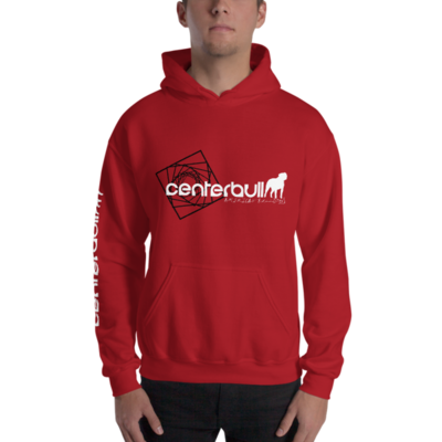Centerbull (Red) Hooded Sweatshirt