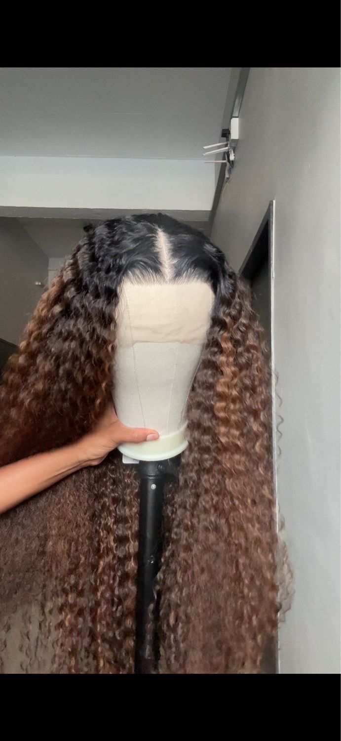 Cinnamon Jerry Curl Full Frontal