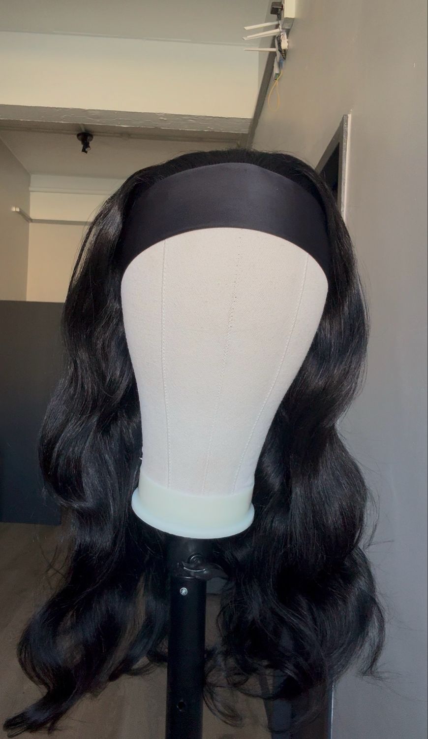 Black Bodywave Half Wig