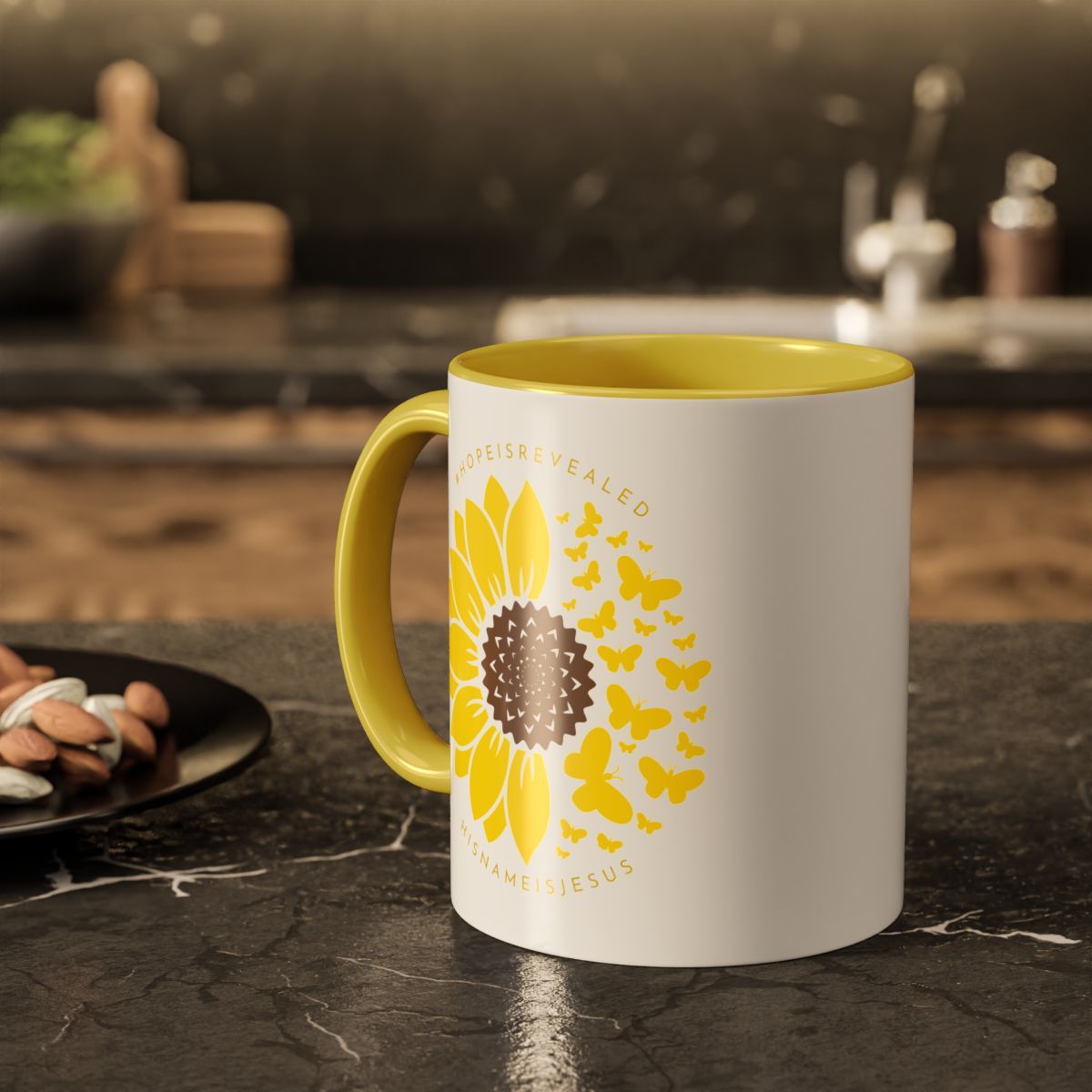 Revealed Sunflower Mug - Vibrant Coffee Cup for Nature Lovers, Floral Gift for Birthdays, Mother's Day, Kitchen Decor, Inspirational