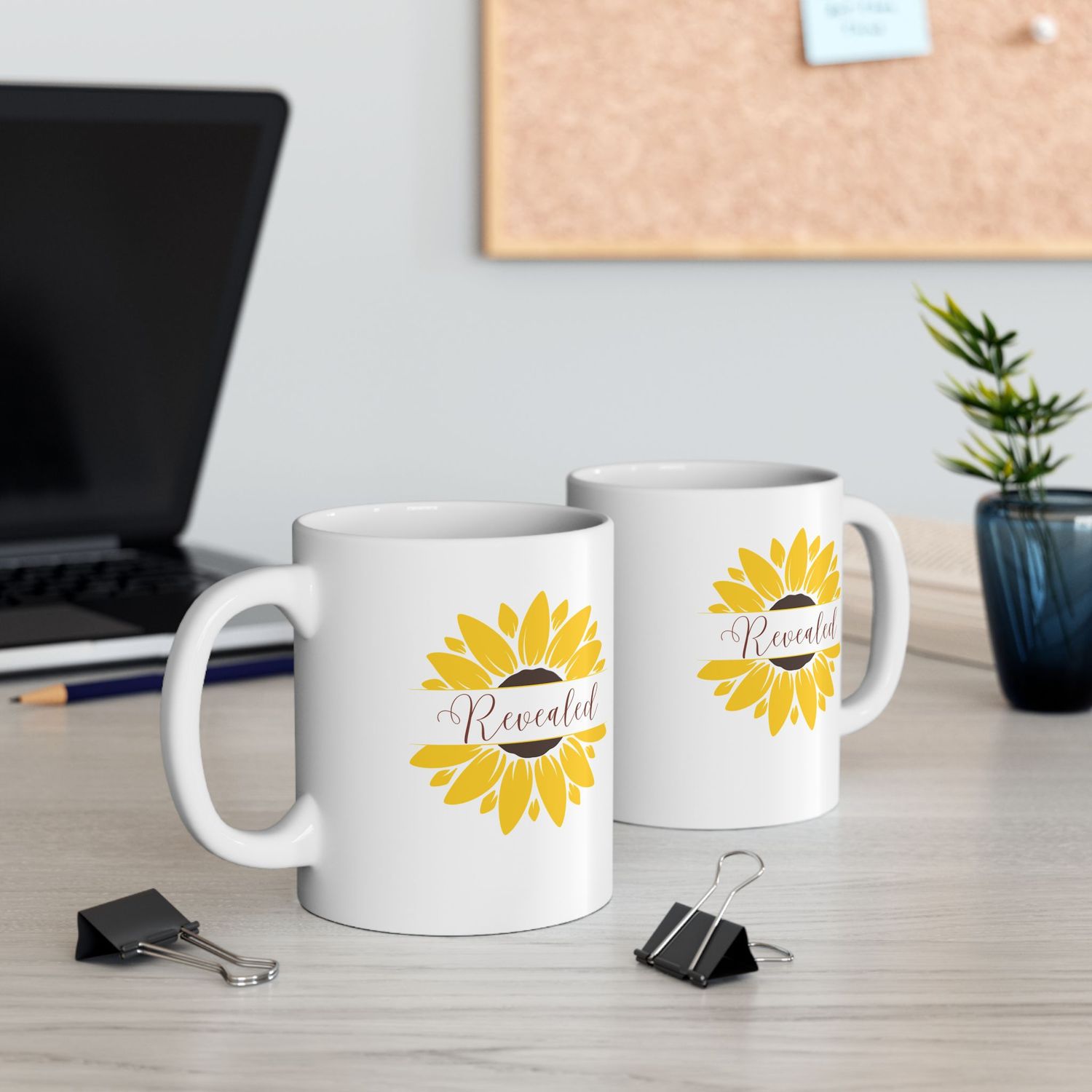 Revealed Sunflower Mug, (11oz, 15oz)