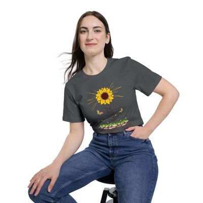Revealed Sunflower Faith T-Shirt, Inspirational Tee | Unisex Casual Wear | Bella+Canvas | Faith-Based Apparel | Faith over Fear