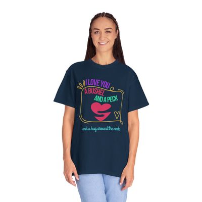 Revealed | I Love You | Unisex Garment-Dyed T-Shirt | Comfort Colors | Gift for Her | Unique Birthday T-shirt | Cute Couple Shirt, Valentine's Day Apparel