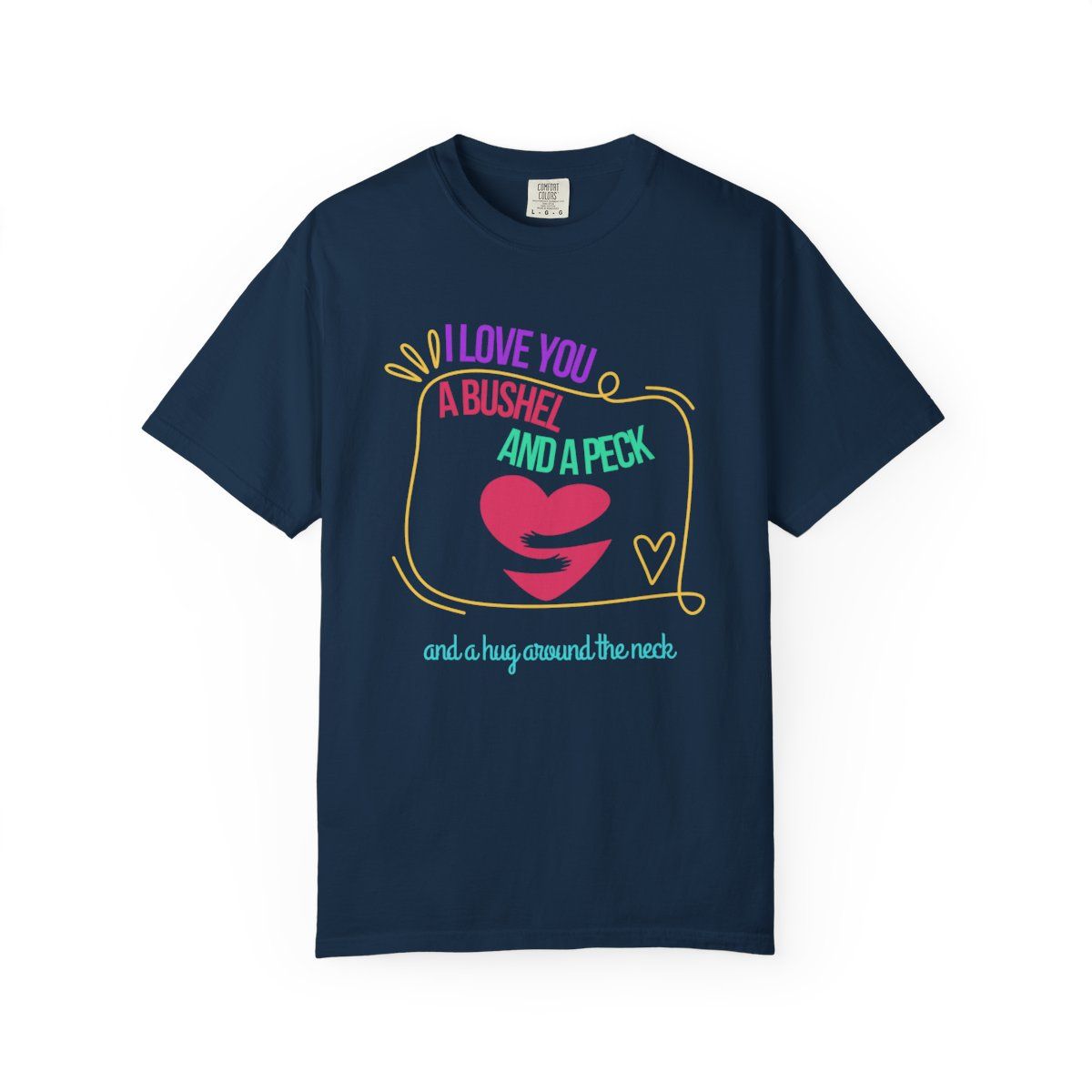 Revealed | I Love You | Unisex Garment-Dyed T-Shirt | Comfort Colors | Gift for Her | Unique Birthday T-shirt | Cute Couple Shirt, Valentine's Day Apparel
