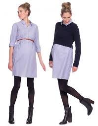 Darla Two Piece Nursing Dress, Color: Navy Stripe, Size: 6