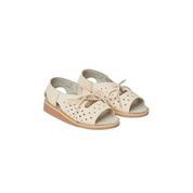 Juliet Tie Sandals, Color: Natural, Size: 6