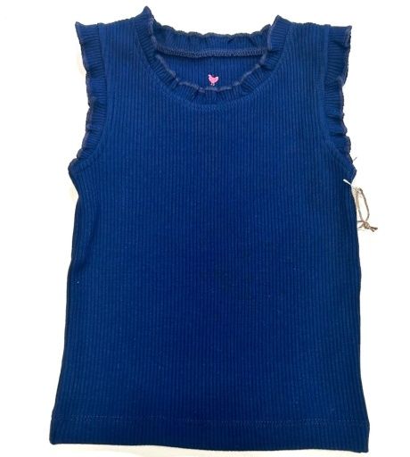 Girls Rib Tank , Color: Navy, Size: 2Y