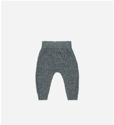 KNIT PANT || HEATHERED INDIGO