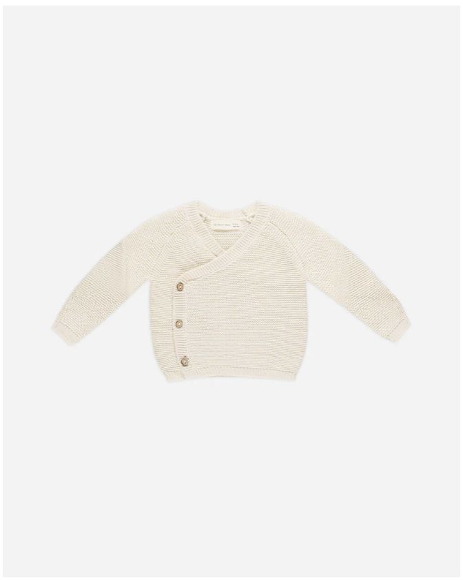 KNIT WRAP TOP || NATURAL