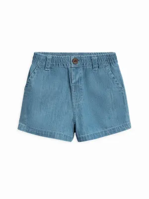 Organic  Kids Luke Chambray Shorts