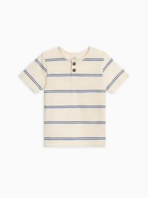 Organic Reef Short Sleeve Henley 