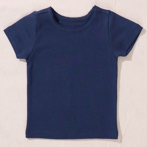 Seesaw Rib T-Shirt, Size: 4Y, Color: Navy
