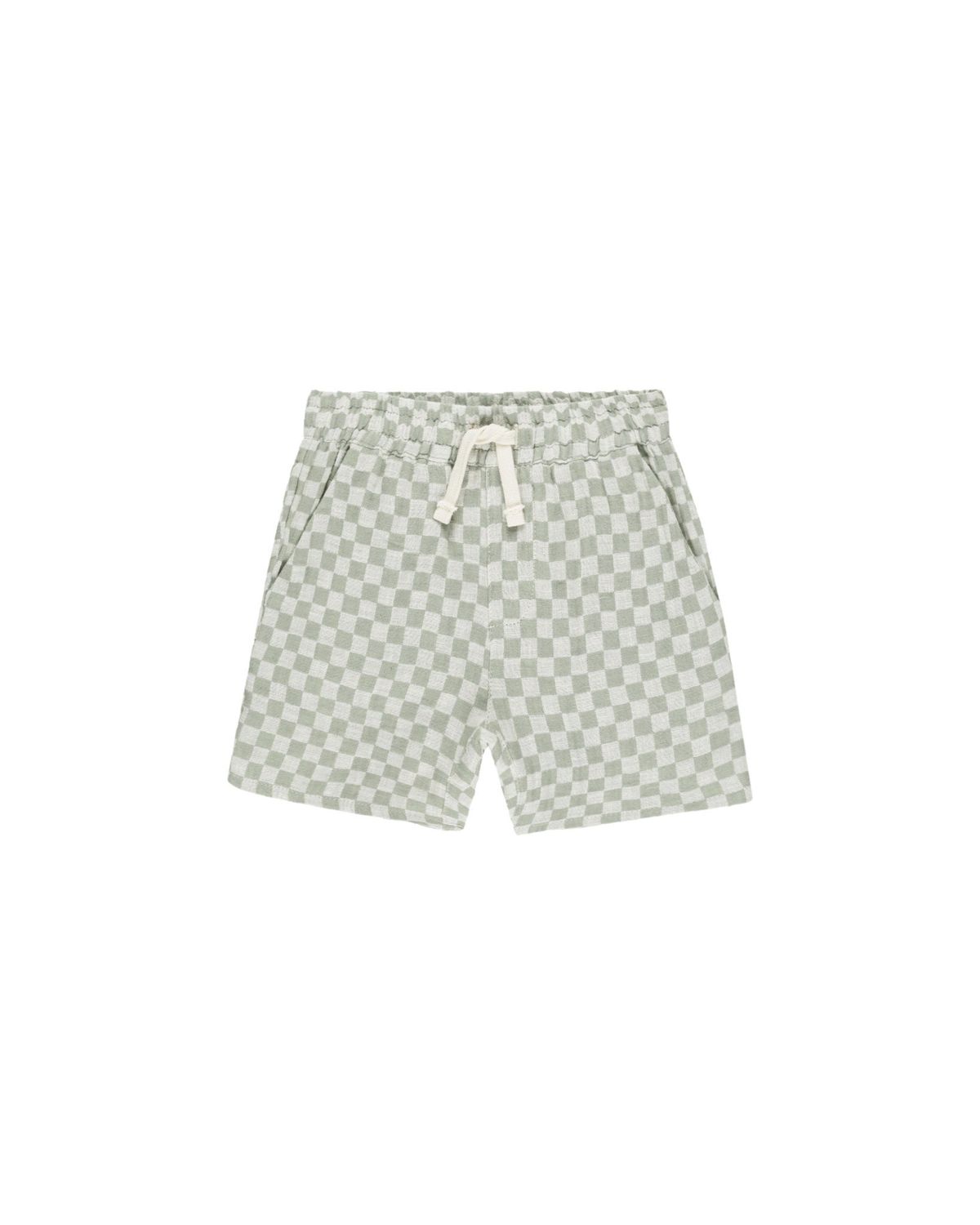 Bermuda Short, Color: Sage Check, Size: 12-18M