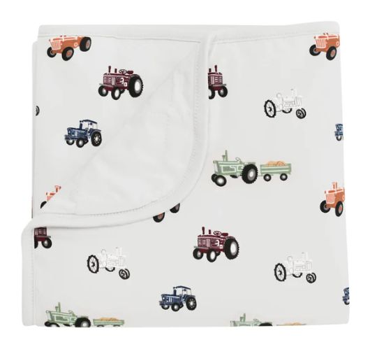 Baby Blanket, Color: Tractor, Size: O/S