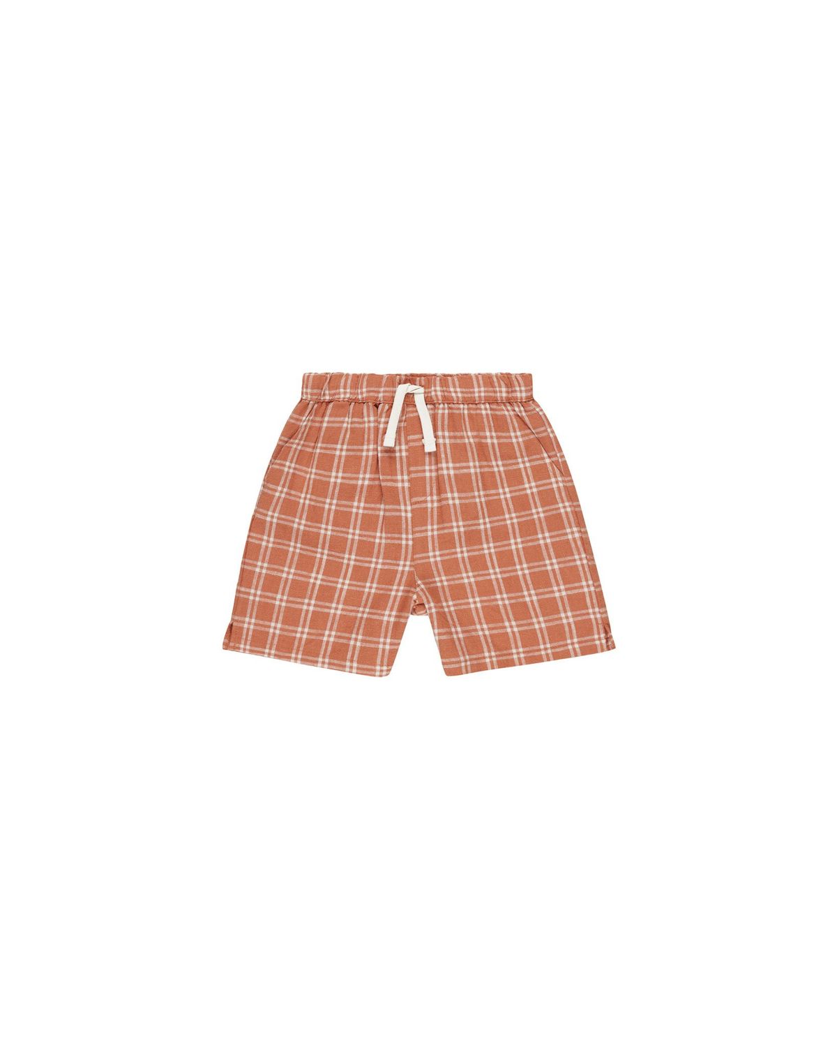 Perry Short , Color: Poppy Check, Size: 12-18M