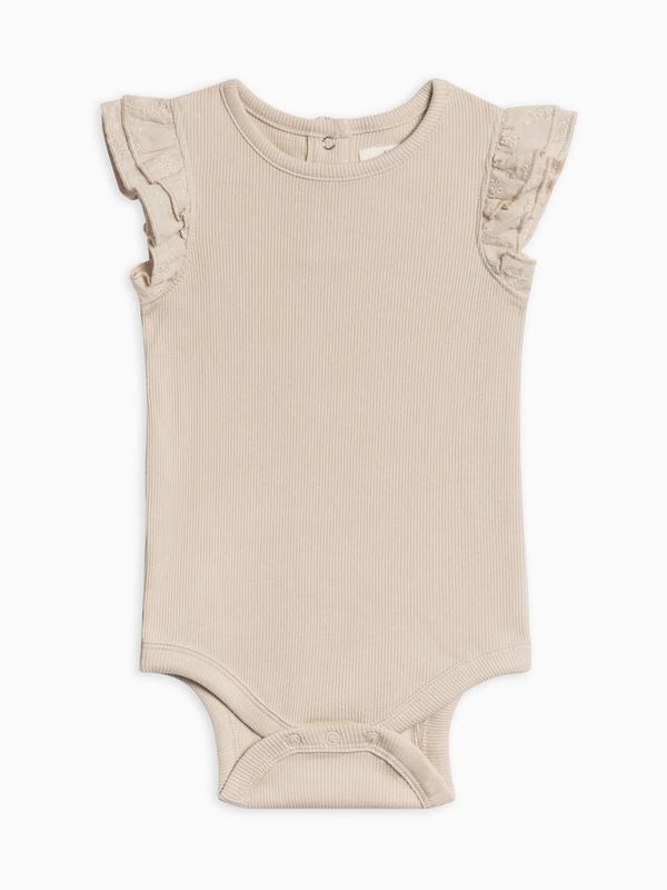 Colored Organics- Maggie Ribbed Bodysuit