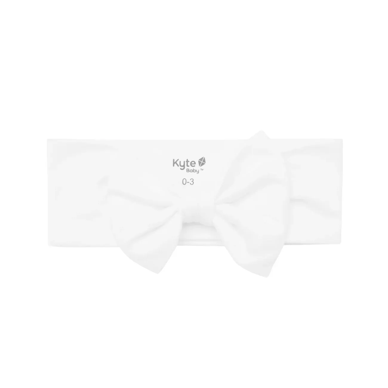 Bow Headband, Size: 0-3M, Color: Cloud