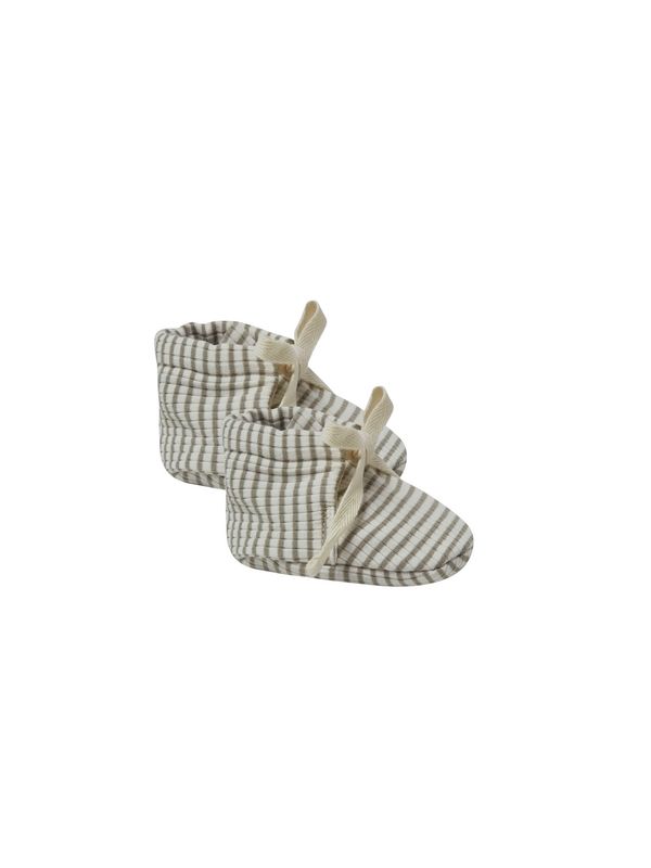 Ribbed Baby Booties