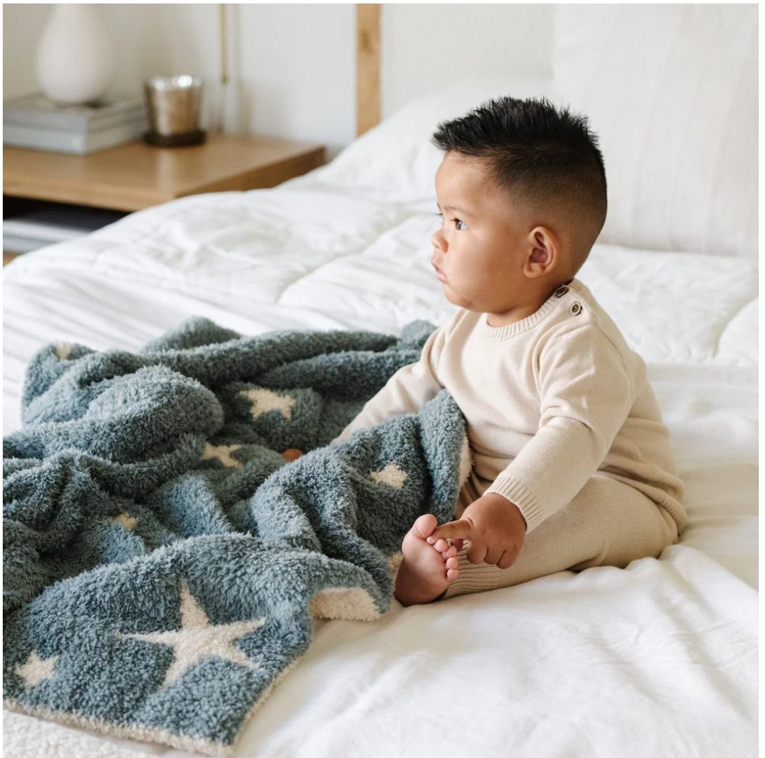 Double Layer Bamboni Receiving Blanket