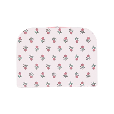 nesting box - light pink tiny flower block print