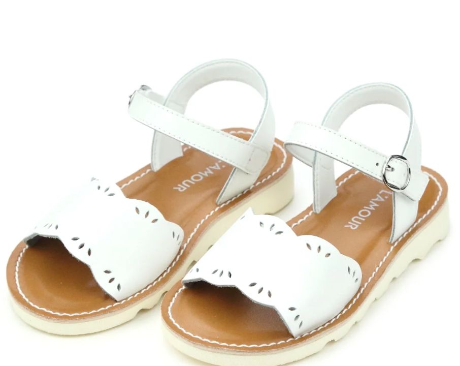 Ella Scalloped Sandal