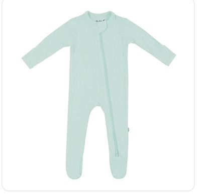 Ribbed Zipper Footie