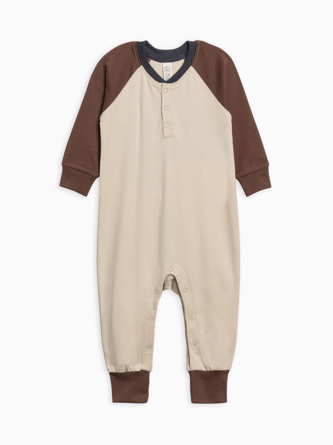 Baby Brix Henley Romper 