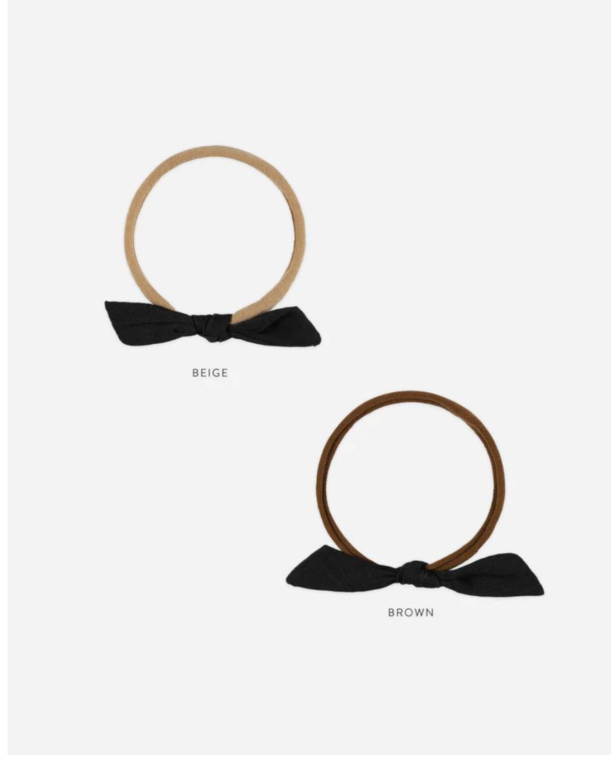 LITTLE KNOT HEADBAND || WASHED BLACK