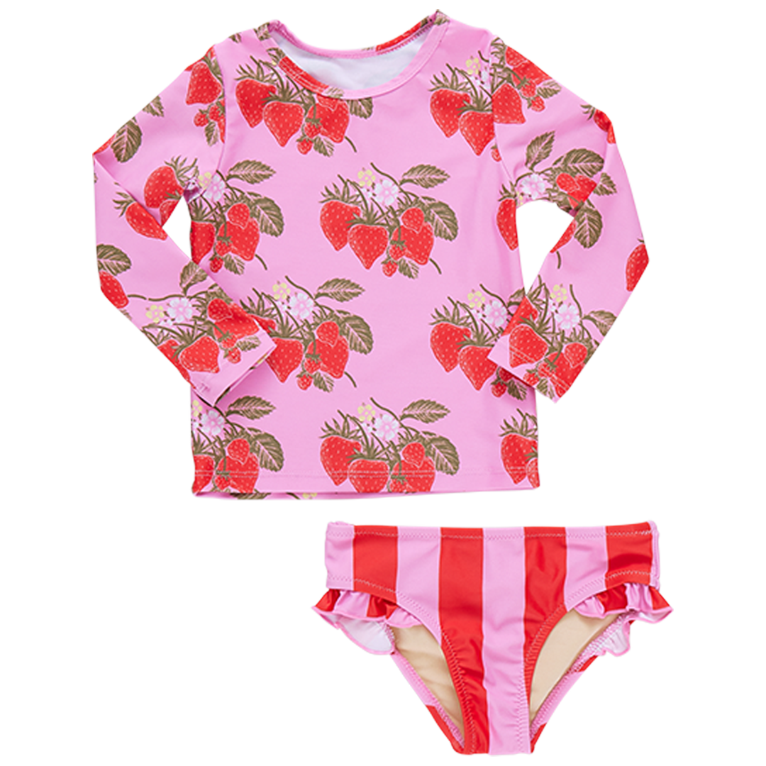 Girls Rash Guard Set 