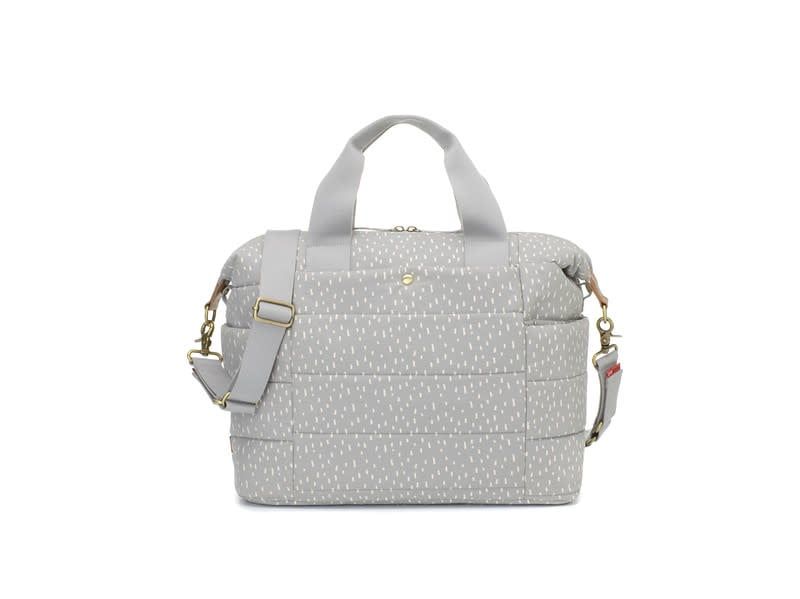 Organic Tote Pale Grey Raindot