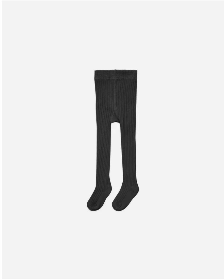 RIBBED TIGHTS || BLACK
