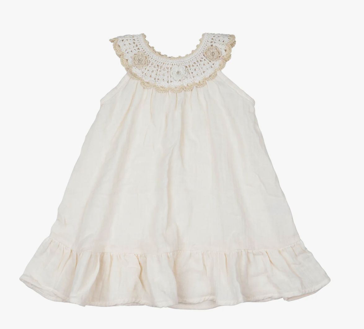 Petal Crochet Dress