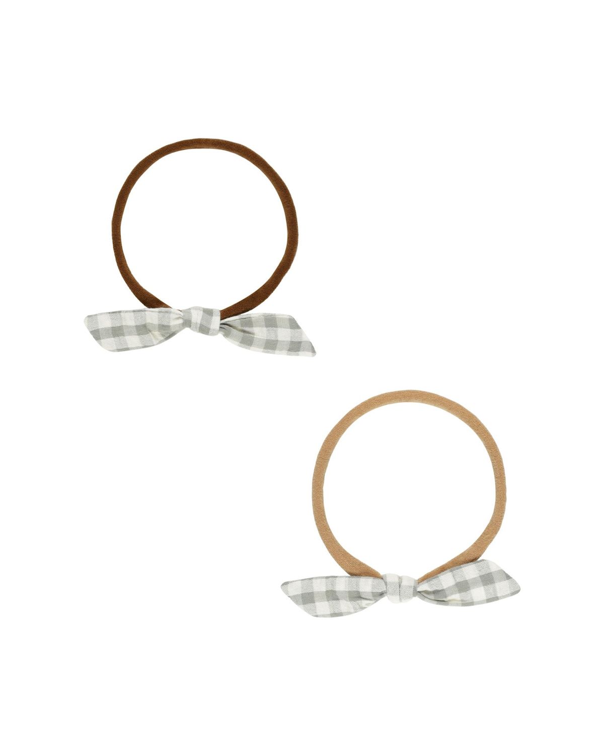 Little Knot Headband || Eucalyptus Gingham O/S